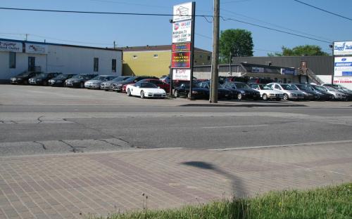 A gaggle of fine European automobiles at our final “separate lot “on Fisher St., this location being directly beside Happy Jacks dry cleaning. Soon, larger premises that brought the sales and service operations under one roof would be required. Our move to the 1864 Seymour st location achieved this in Dec 2010 (our exact 25th anniversary of being in business).